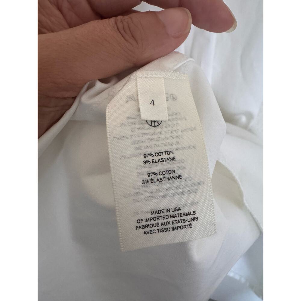 THE ROW Daria Scoop-neck Sleeveless Poplin Maxi Dress In White US4 - Picture 10 of 10
